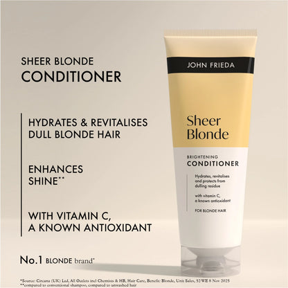 Sheer Blonde Conditioner 175ml by JOHN FRIEDA