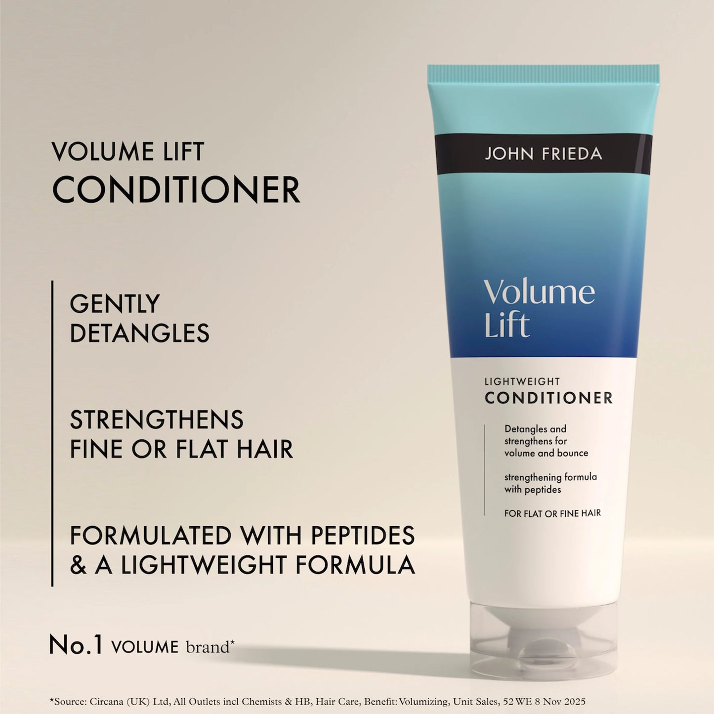 Volume Lift Conditioner 175ml by JOHN FRIEDA