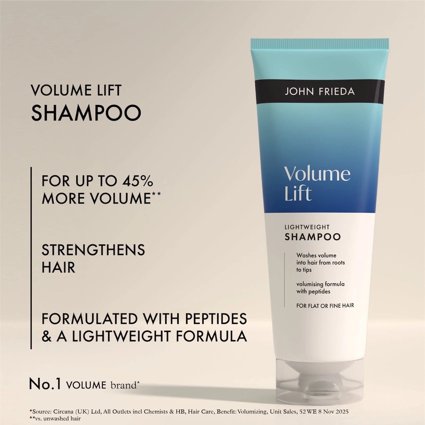 Volume Lift Lightweight Shampoo by JOHN FRIEDA