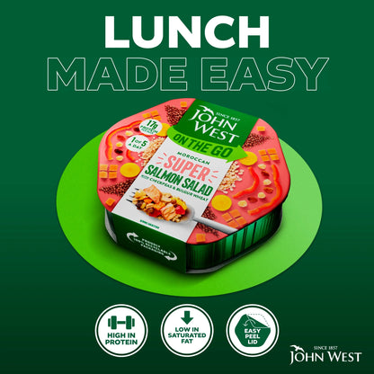 Super Salad Moroccan Salmon 220g by JOHN WEST