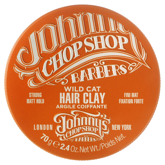 Chop Shop Wild Cat Hair Clay 70g by JOHNNY'S