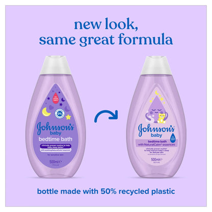 Johnson's Baby Bedtime Bath Gentle Baby Bath 500ml by Johnson’s