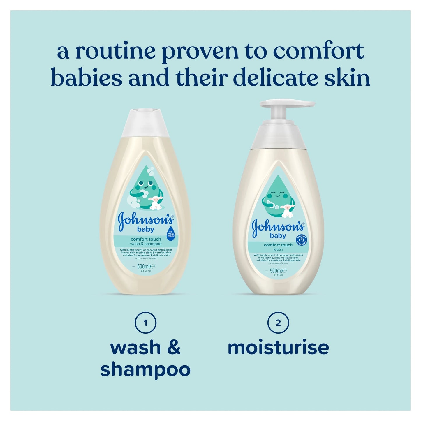 Johnson's Baby Comfort Touch Wash & Shampoo by Johnson’s