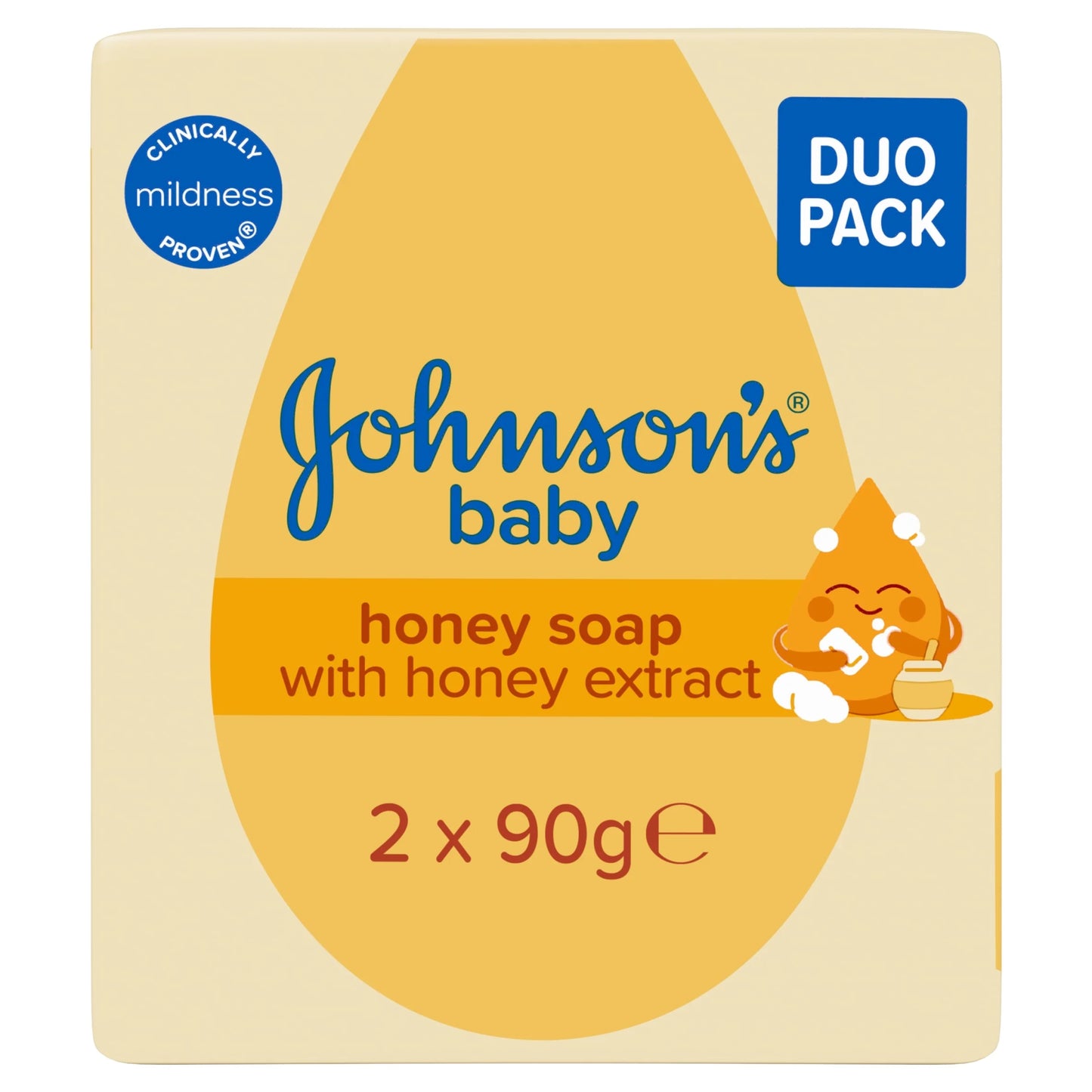 Johnson's Baby Honey Soap Duo Pack 2x90g by Johnson’s