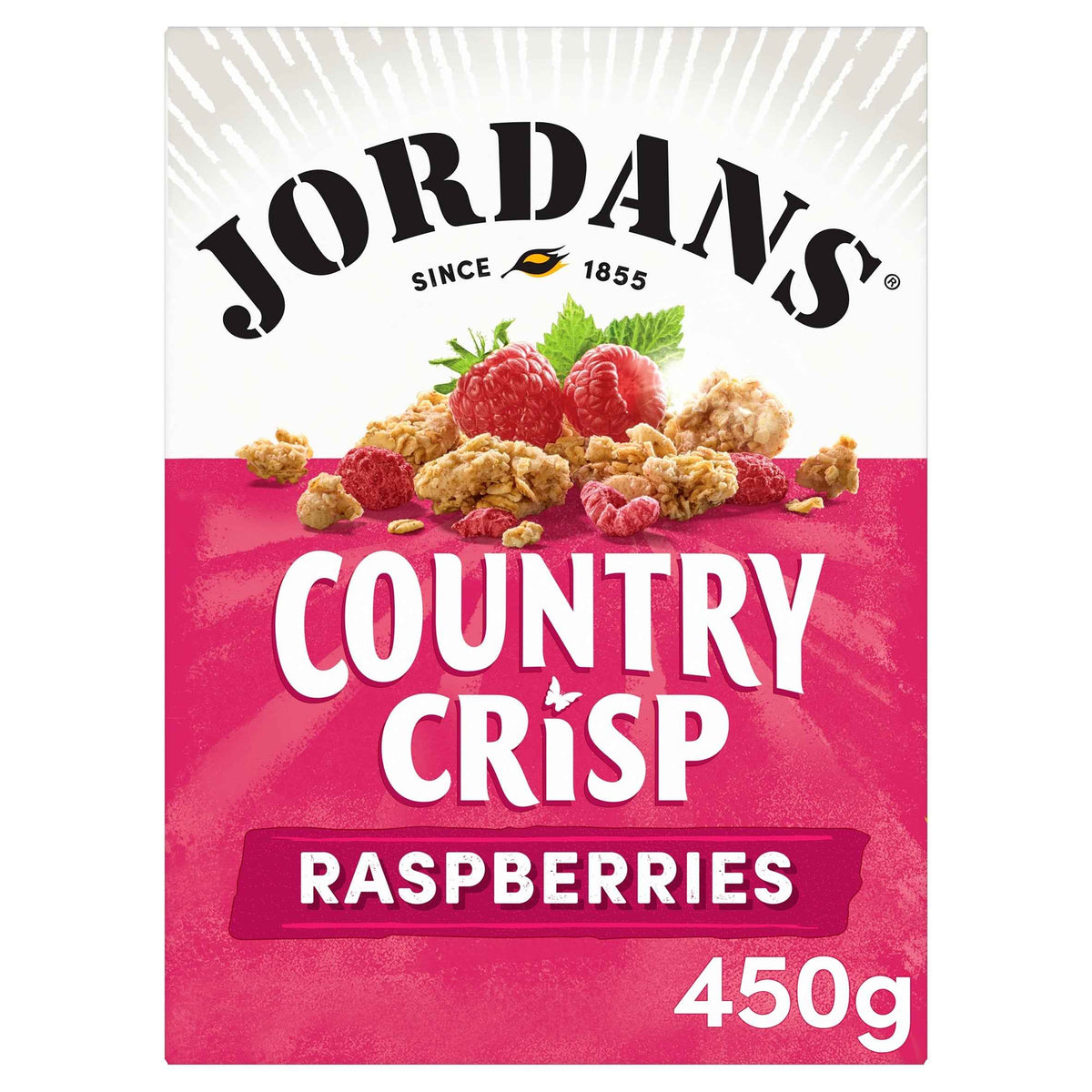 Country Crisp Raspberry Cereal 450g by JORDANS