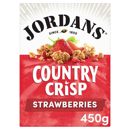 Country Crisp Strawberries Cereal 450g by JORDANS