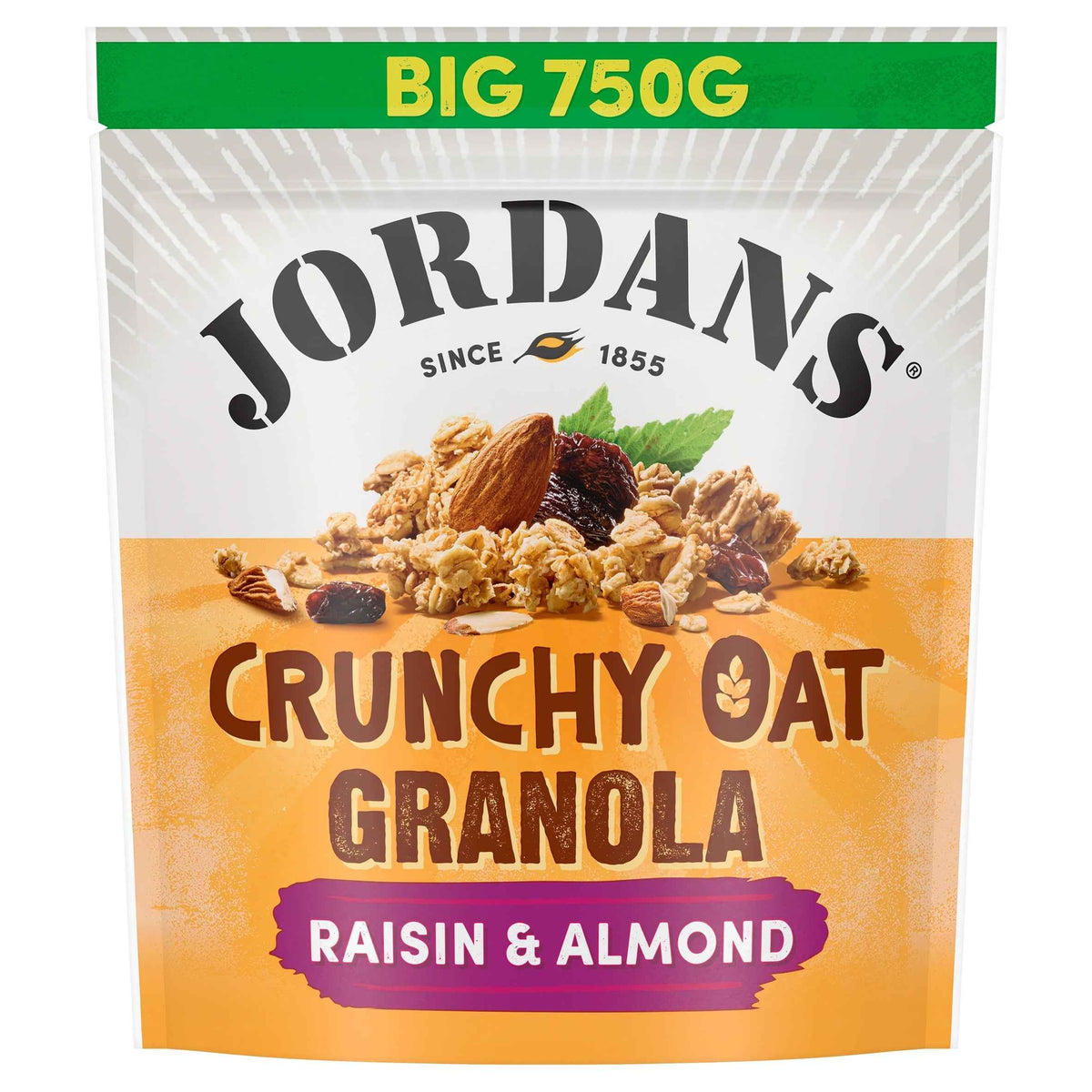 Crunchy Granola Raisin Almond 750g by JORDANS