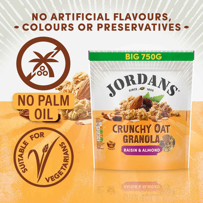 Crunchy Granola Raisin Almond 750g by JORDANS