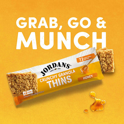 Crunchy Granola Thins Honey 5 X 32g by JORDANS