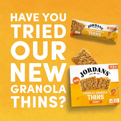 Crunchy Granola Thins Honey 5 X 32g by JORDANS