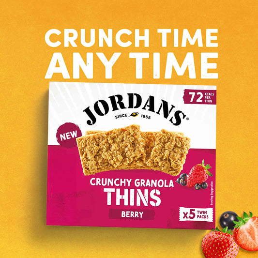 Granola Thins Mixed Berry Oat Cereal by JORDANS