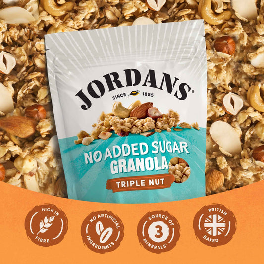 No Added Sugar Granola Triple Nut 425g by JORDANS