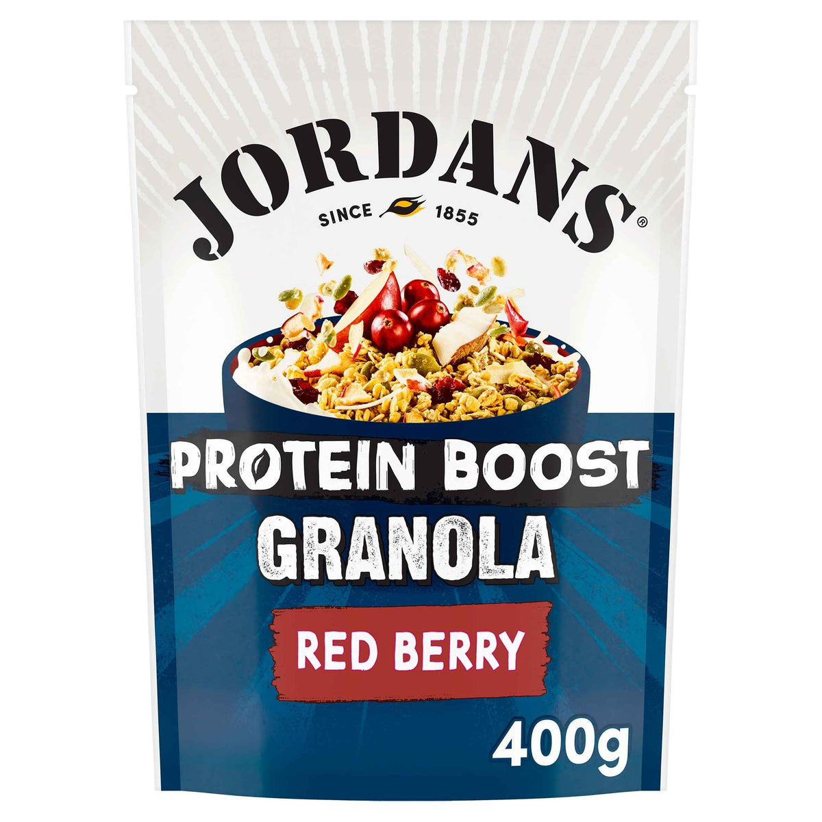 Protein Granola Red Berry 400g by JORDANS