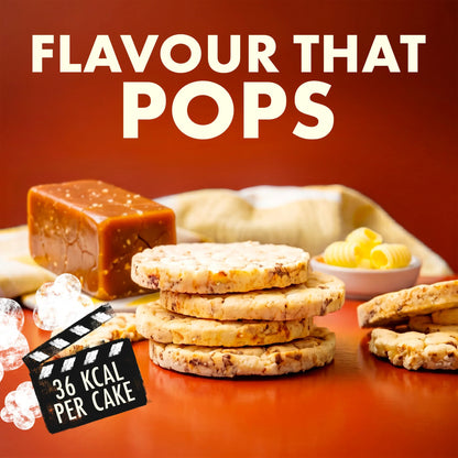 Butter Toffee Popped Corn Cakes 125g by kallo