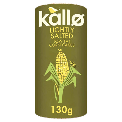 Lightly Salted Low Fat Corn Cakes 130g by kallo