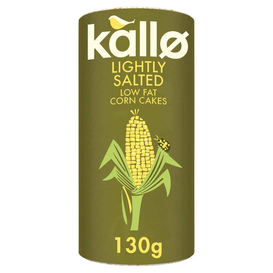 Lightly Salted Low Fat Corn Cakes 130g by kallo