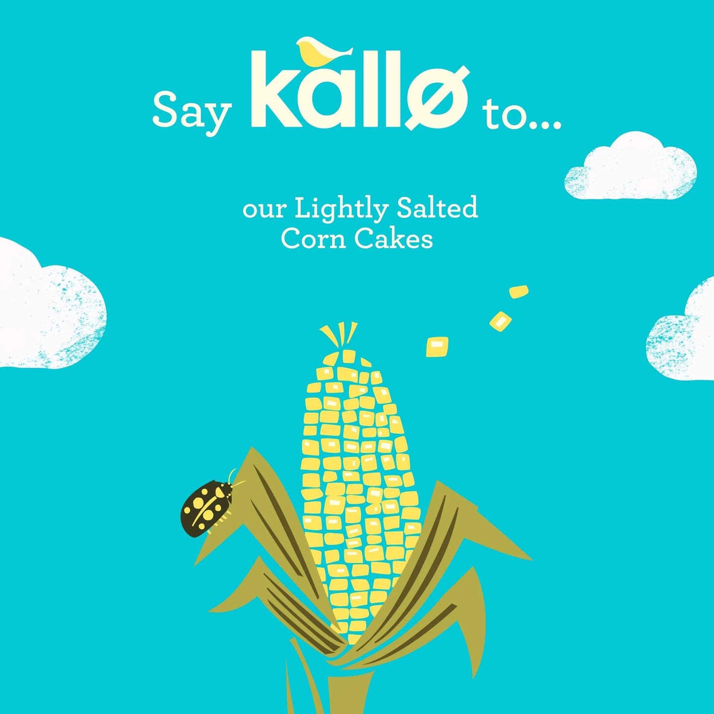 Lightly Salted Low Fat Corn Cakes 130g by kallo