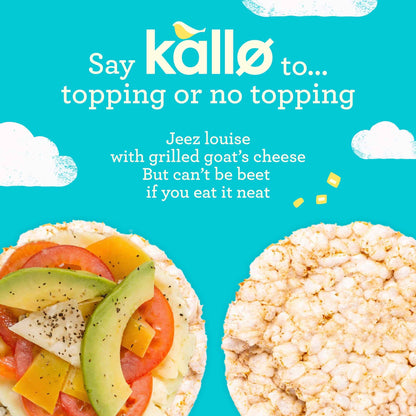 Lightly Salted Low Fat Corn Cakes 130g by kallo