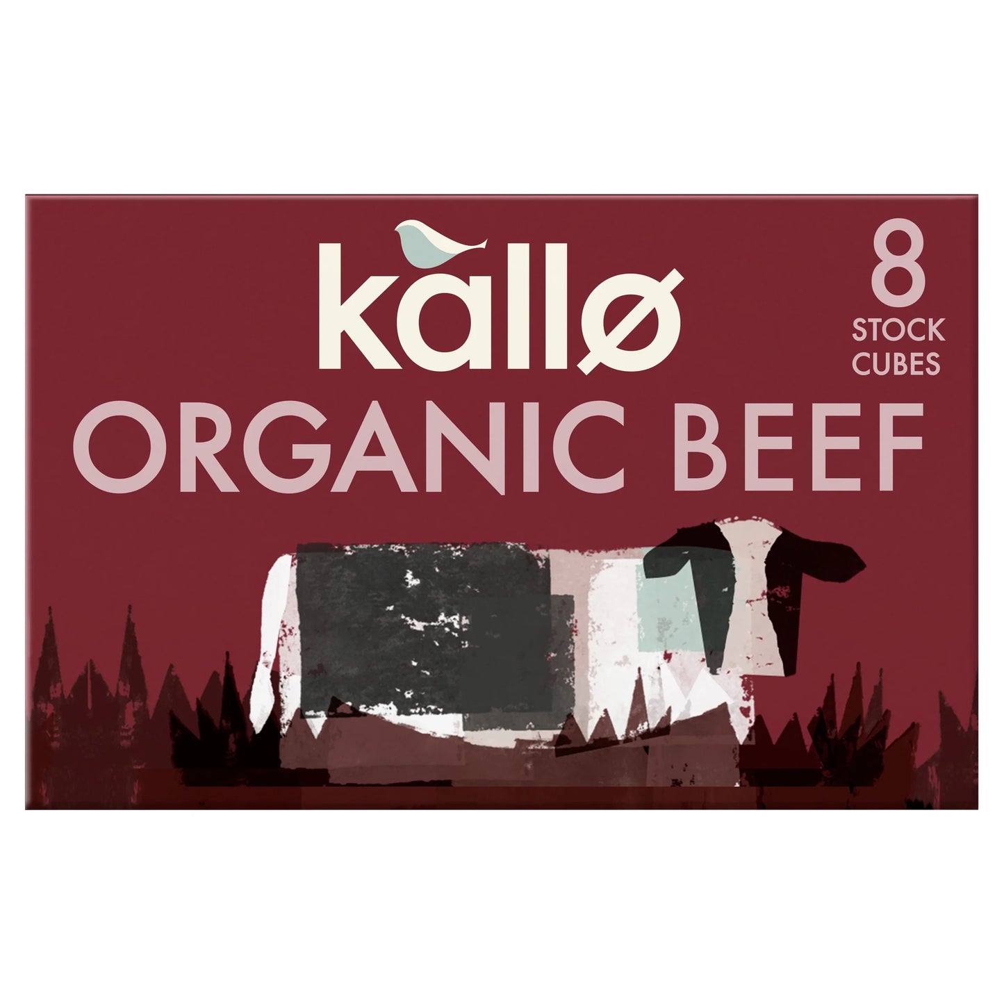 Organic Beef Stock Cubes 8 Pack 88g by kallo