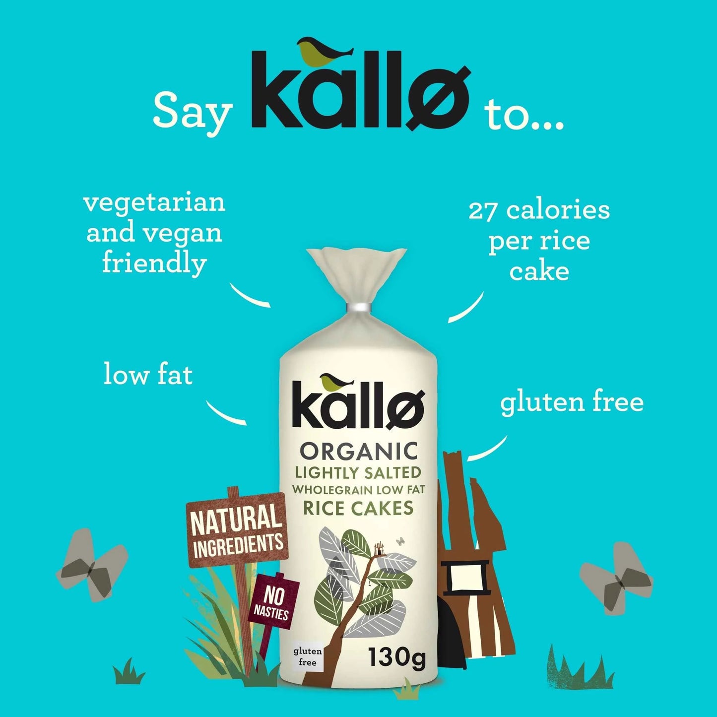 Organic Lightly Salted Wholegrain Rice by kallo