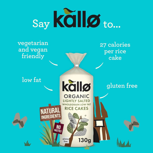 Organic Lightly Salted Wholegrain Rice by kallo