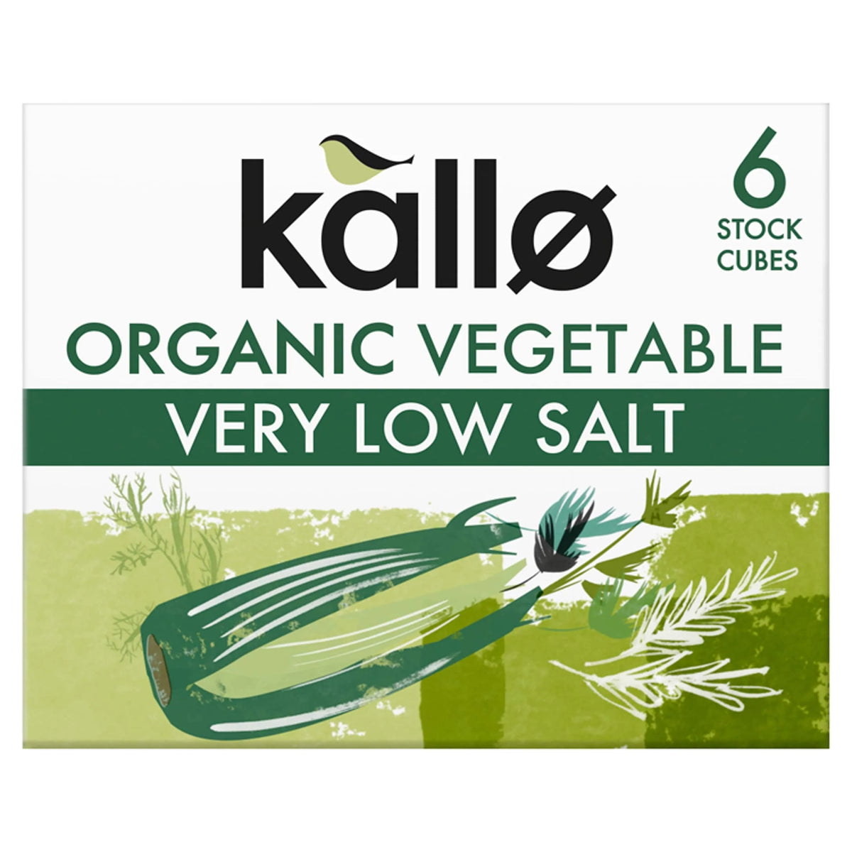 Organic Low Salt Vegetable Stock Cube by kallo
