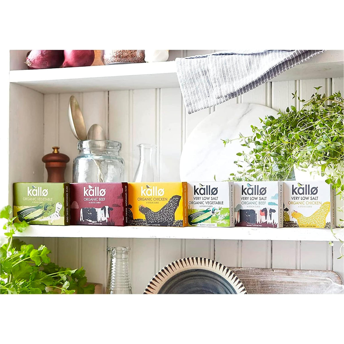 Organic Low Salt Vegetable Stock Cube by kallo