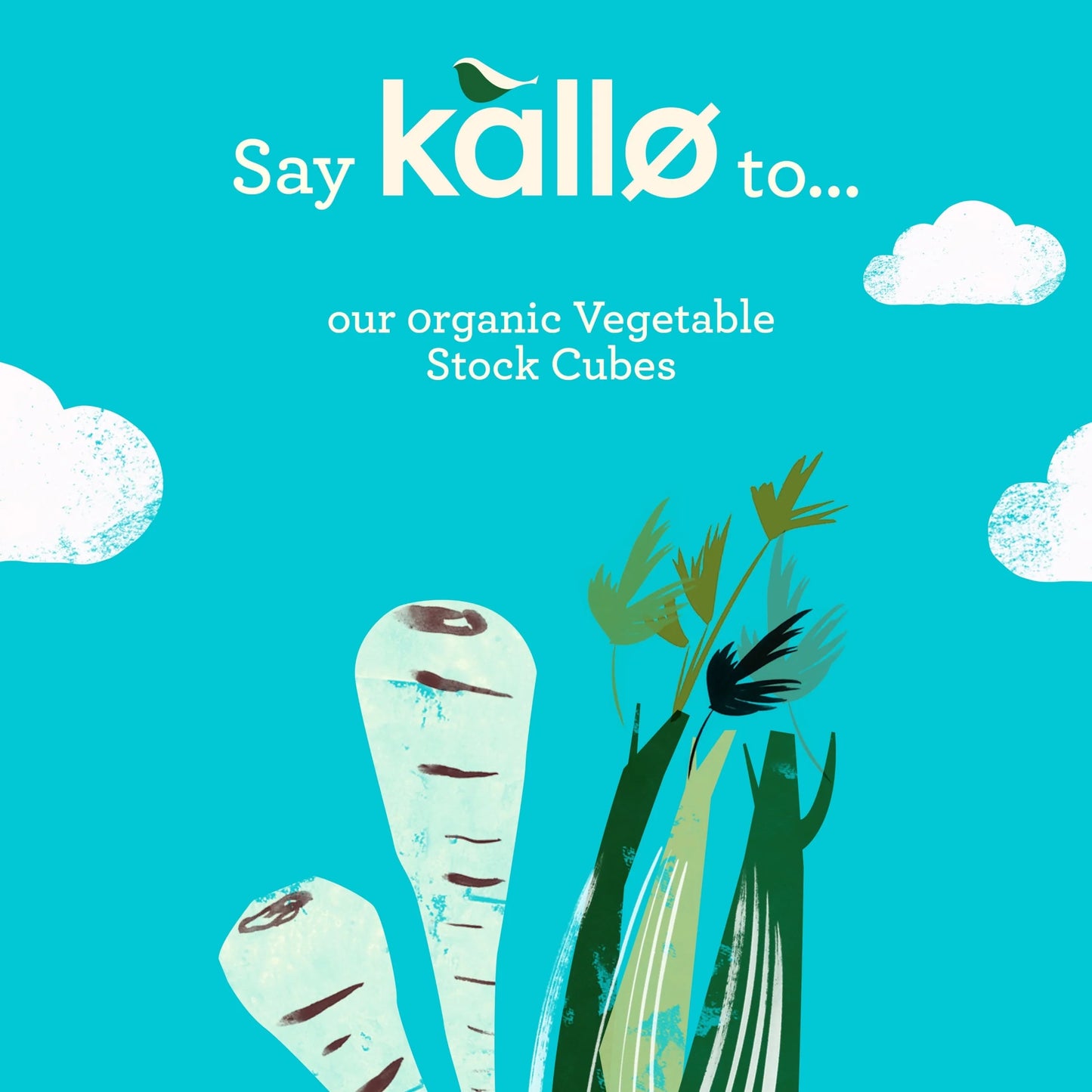 Organic Vegetable Stock Cubes 8 Pack 88g by kallo