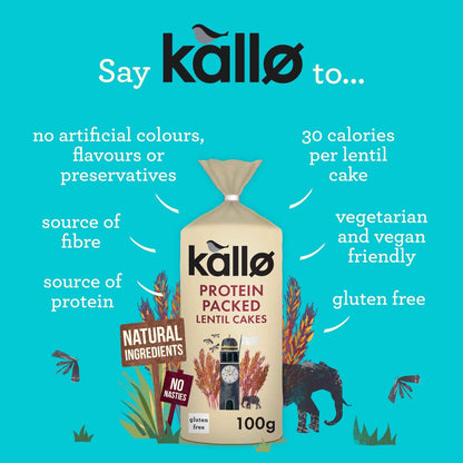 Protein Lentil Cakes 100g by kallo