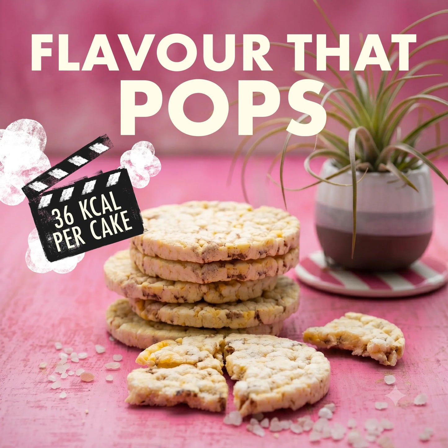 Sweet & Salty Popped Corn Cakes 125g by kallo