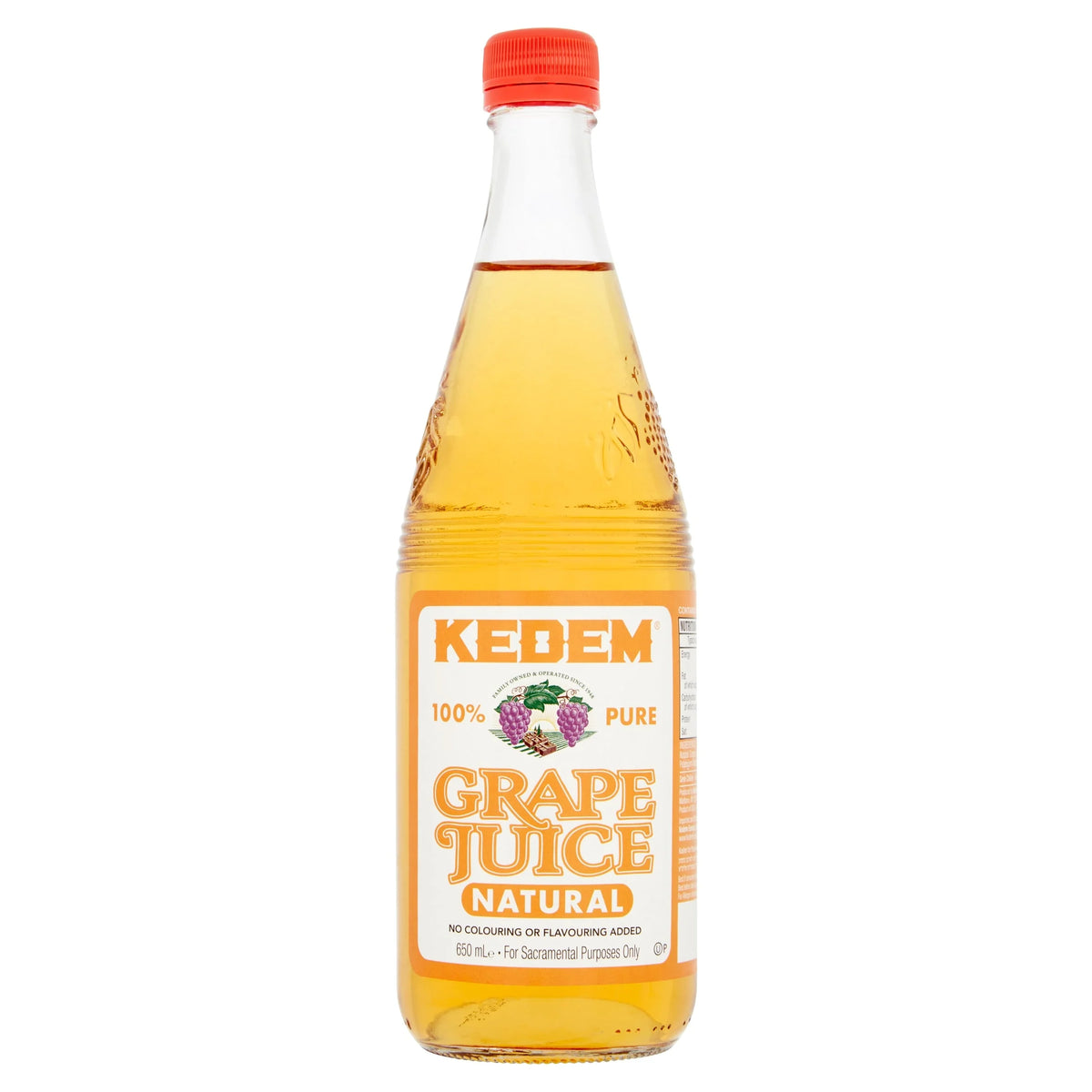 Natural Grape Juice 650ml by KEDEM