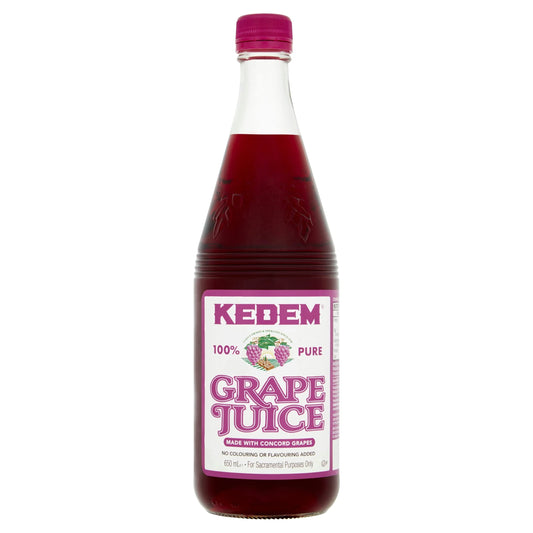 Pure Grape Juice - Concord 650ml by KEDEM