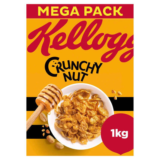 Kellogg's CRUNCHY NUT Breakfast Cereal 1kg (1000g)
