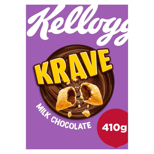 Krave Milk Chocolate Breakfast Cereal 410g by Kellogg's