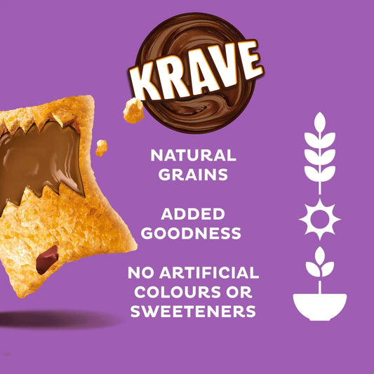 Krave Milk Chocolate Breakfast Cereal 410g by Kellogg's