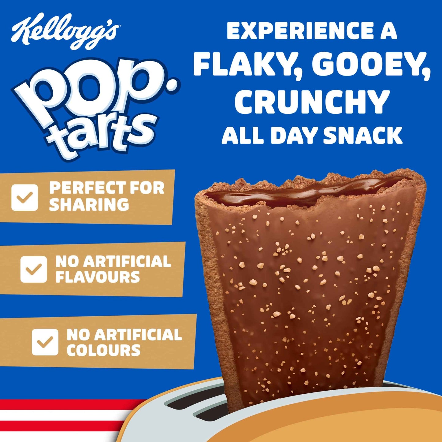 Pop Tarts Chocolate Hazelnut 8x48g by Kellogg's