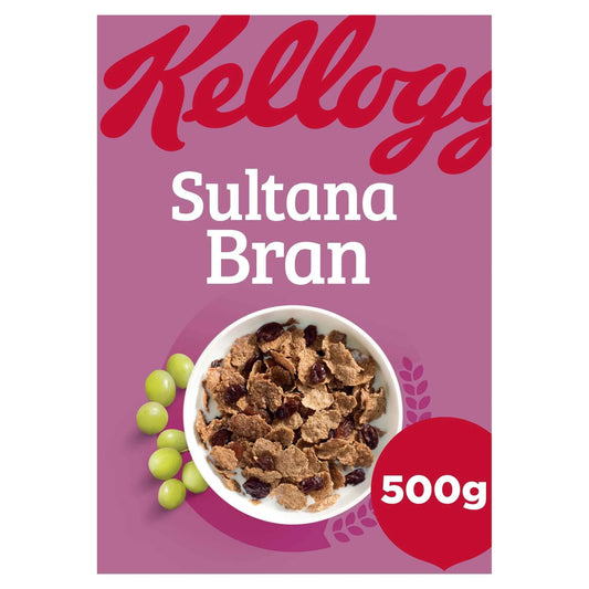 Sultana Bran Breakfast Cereal 500g by Kellogg's