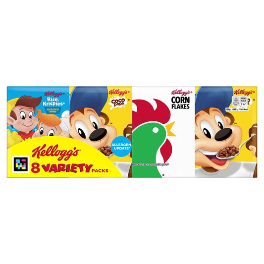 Variety Pack Breakfast Cereal 196g by Kellogg's