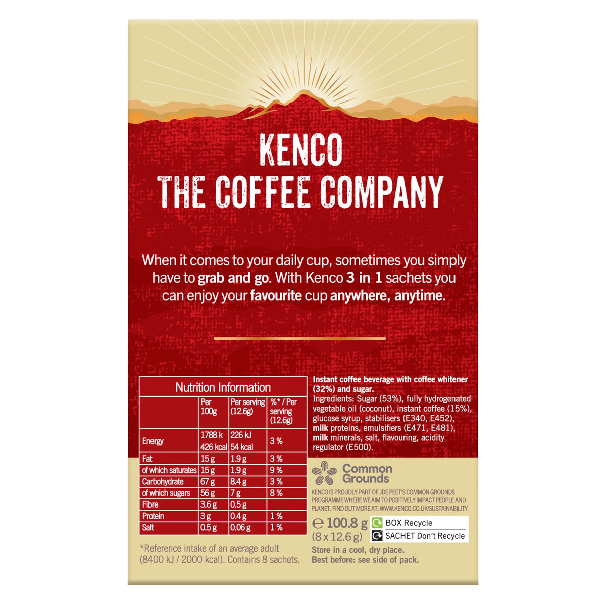 3 In 1 Smooth White Instant Coffee by KENCO