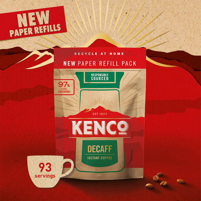 Decaff Instant Coffee Paper Refill 150g by KENCO