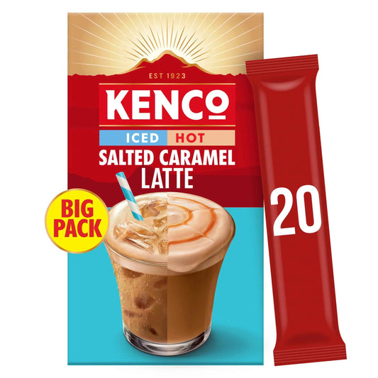 Iced Hot Salted Caramel Latte 20 by KENCO