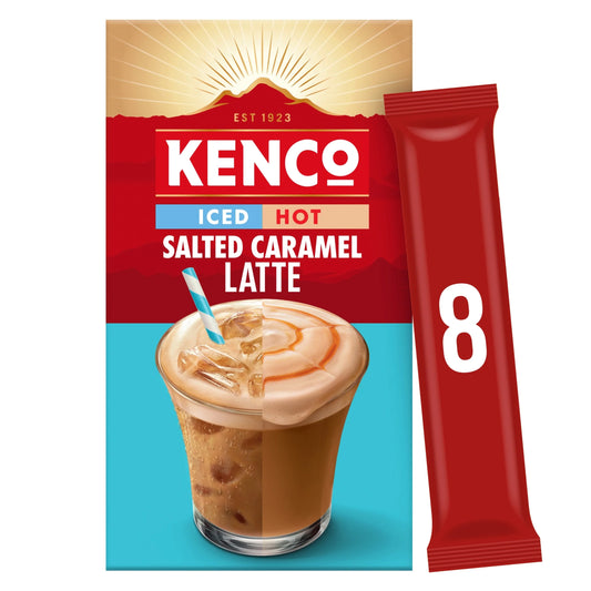 Iced Or Hot Salted Caramel Latte 8 X by KENCO