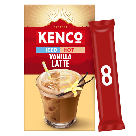 Iced Or Hot Vanilla Latte 8 X 20.3g by KENCO