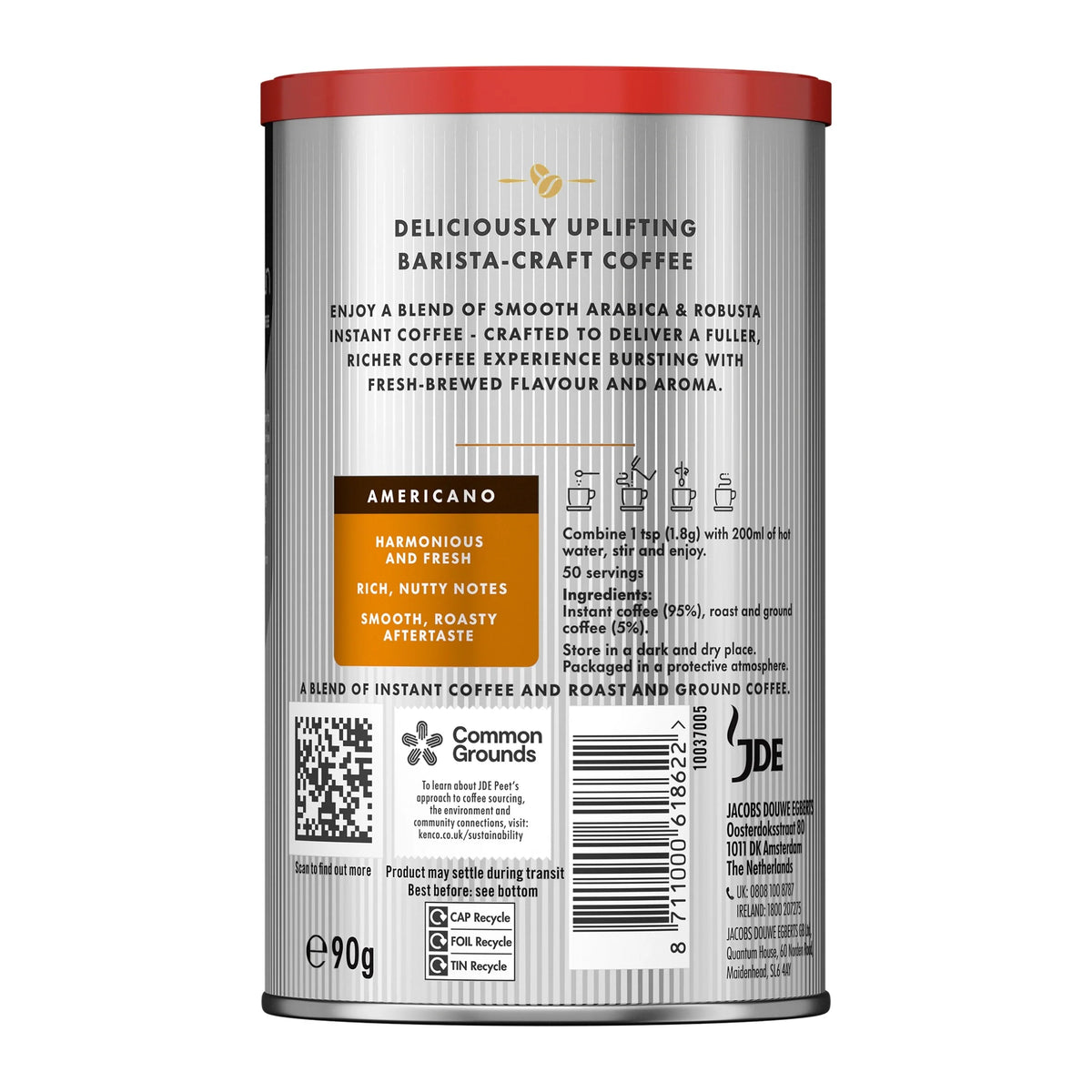 Millicano Americano Instant Coffee 90g by KENCO at The British Vault