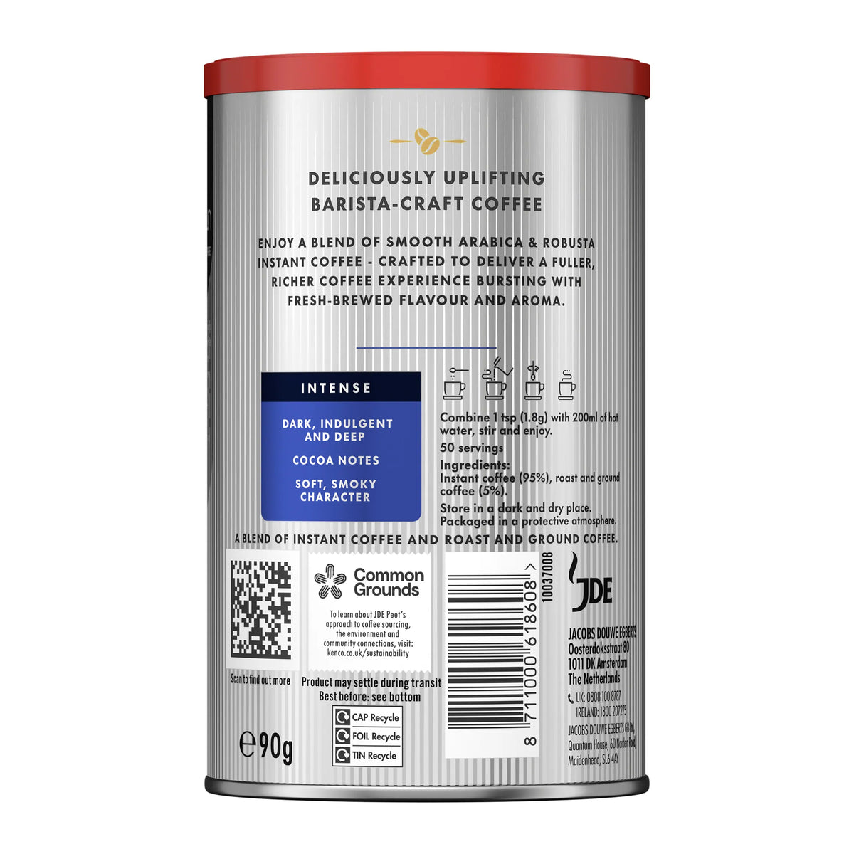 Millicano Intense Instant Coffee 90g by KENCO at The British Vault