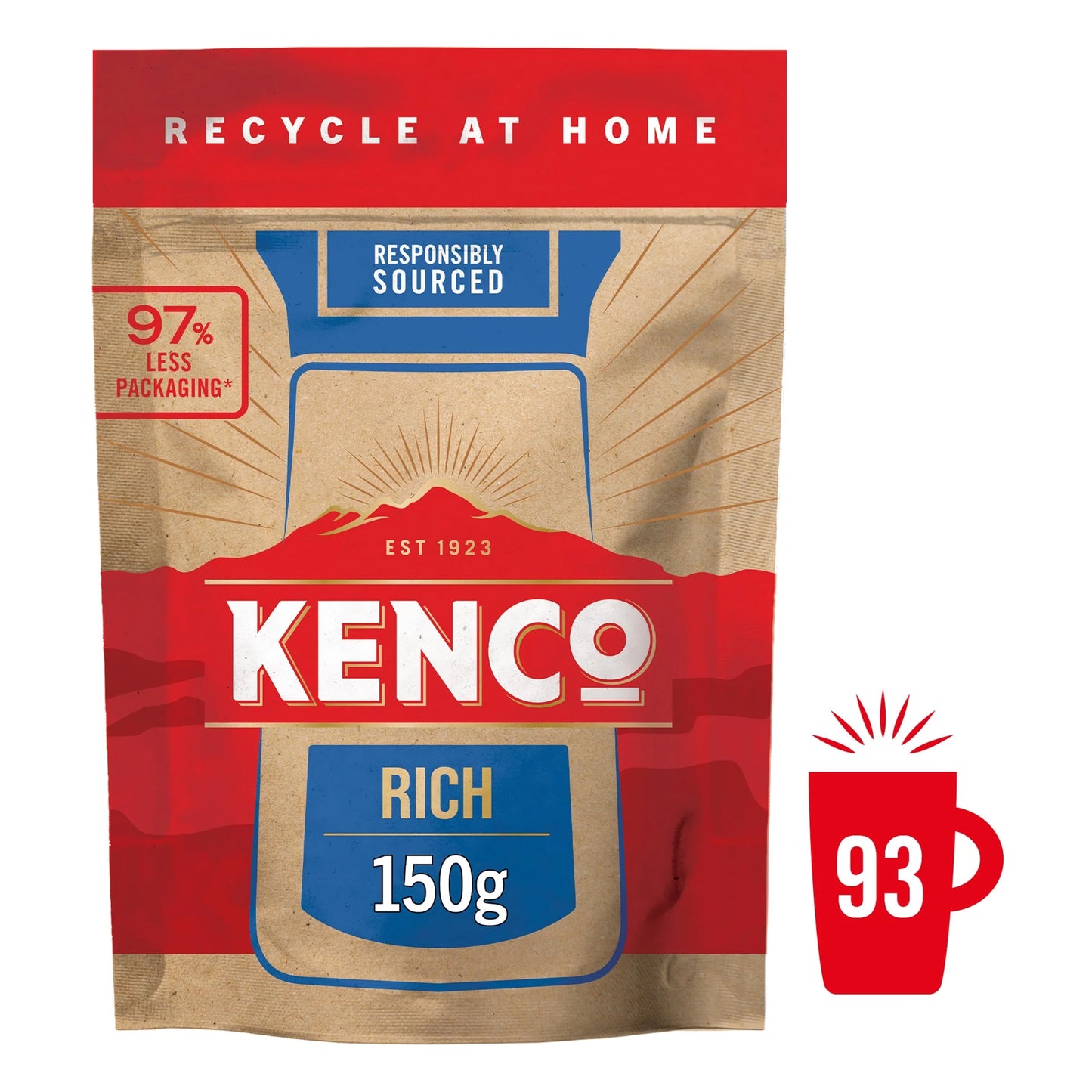 Rich Instant Coffee Paper Refill 150g by KENCO