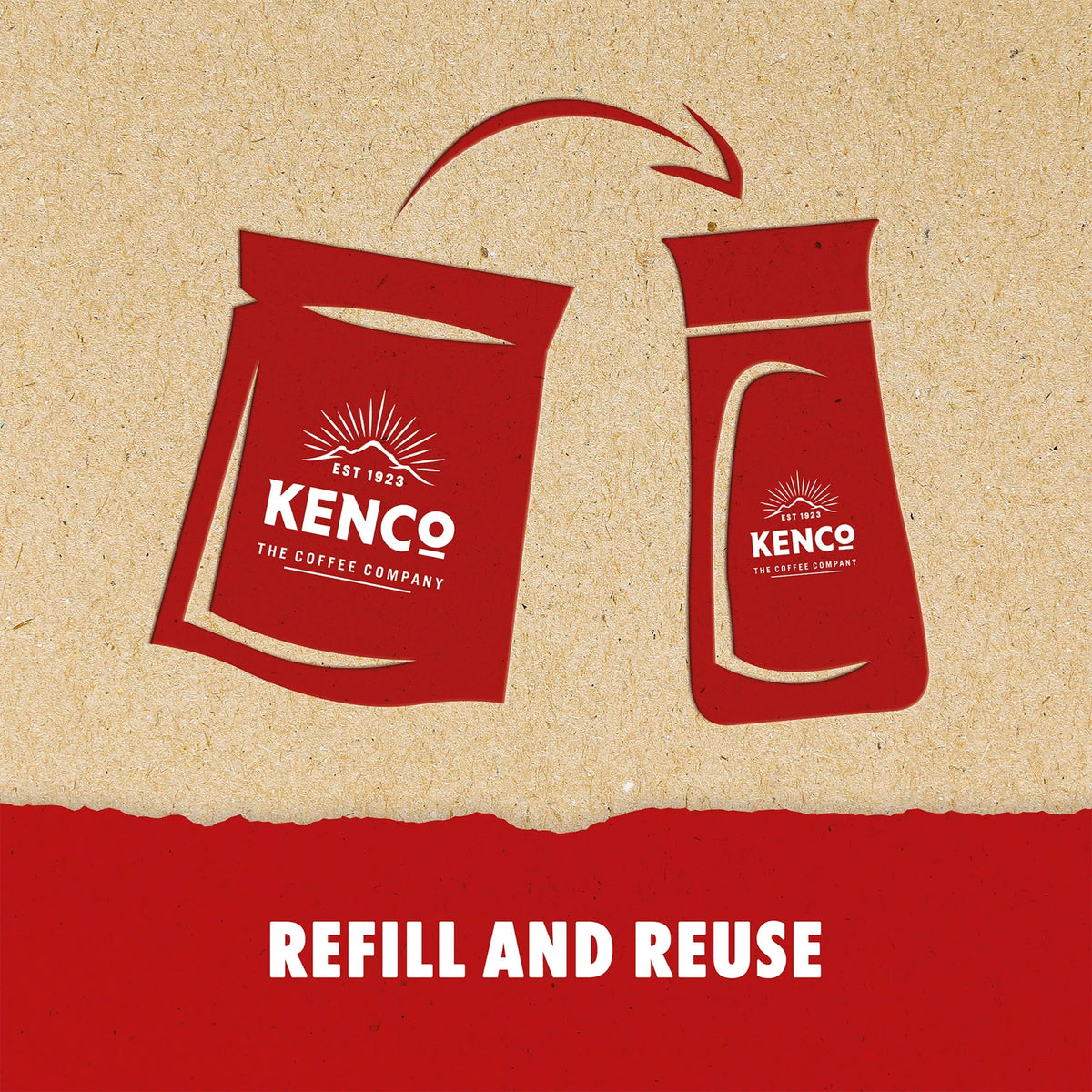 Rich Instant Coffee Paper Refill 150g by KENCO