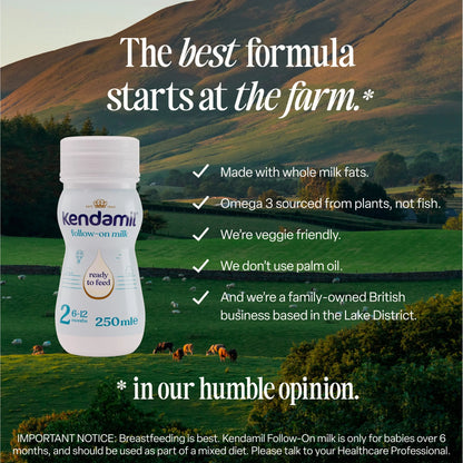 Follow-on Milk 6-12 Months 6 X 250ml by KENDAMIL