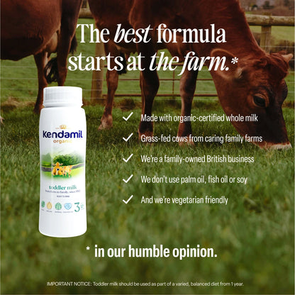 Organic Ready To Feed Toddler Milk by KENDAMIL