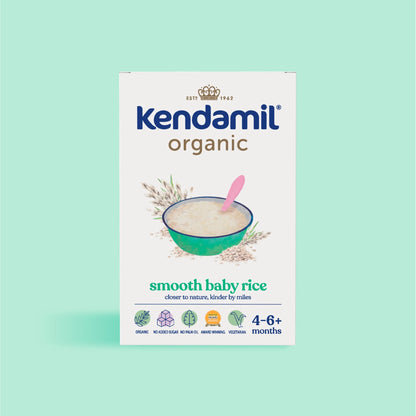 Organic Smooth Baby Rice 4-6 Months by KENDAMIL